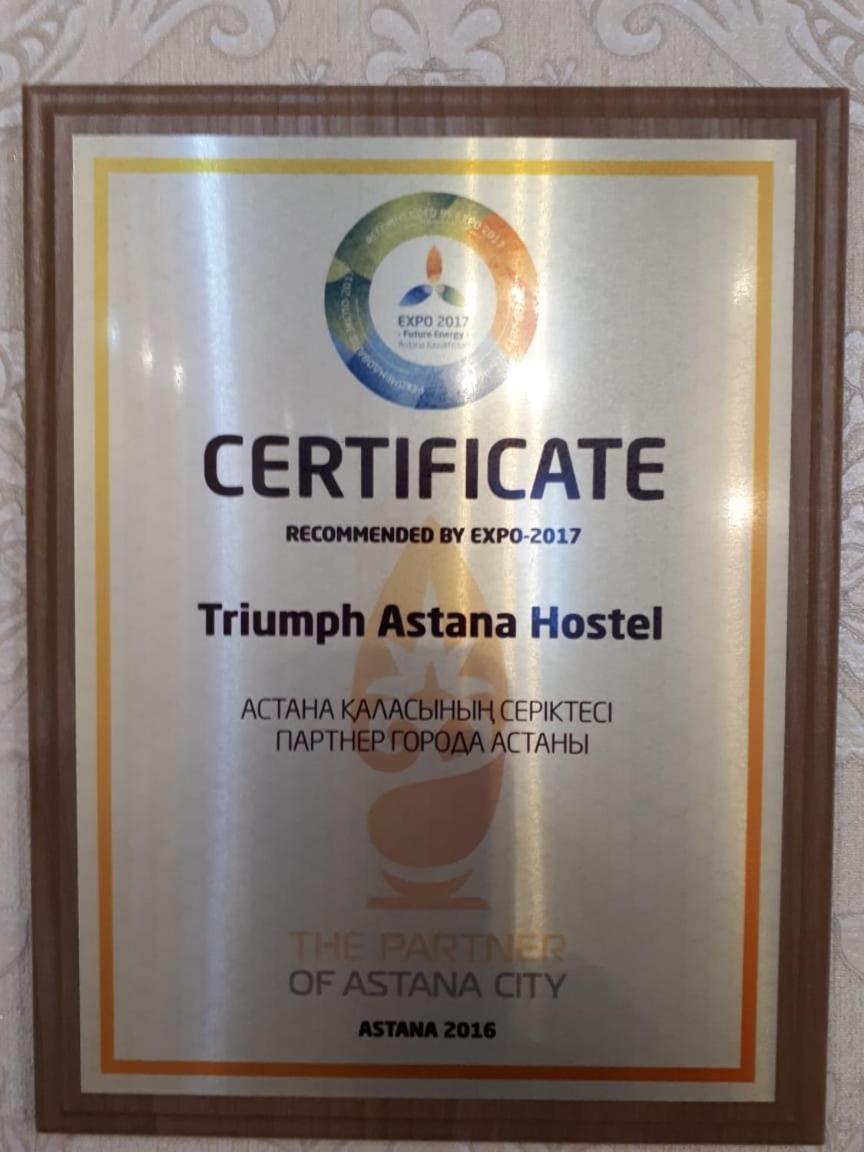 Triumph Astana Hostel Asztana Kültér fotó